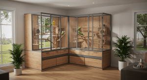 Pet parrot home