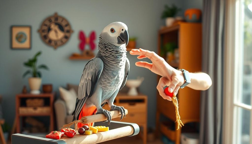 African Grey Parrot training