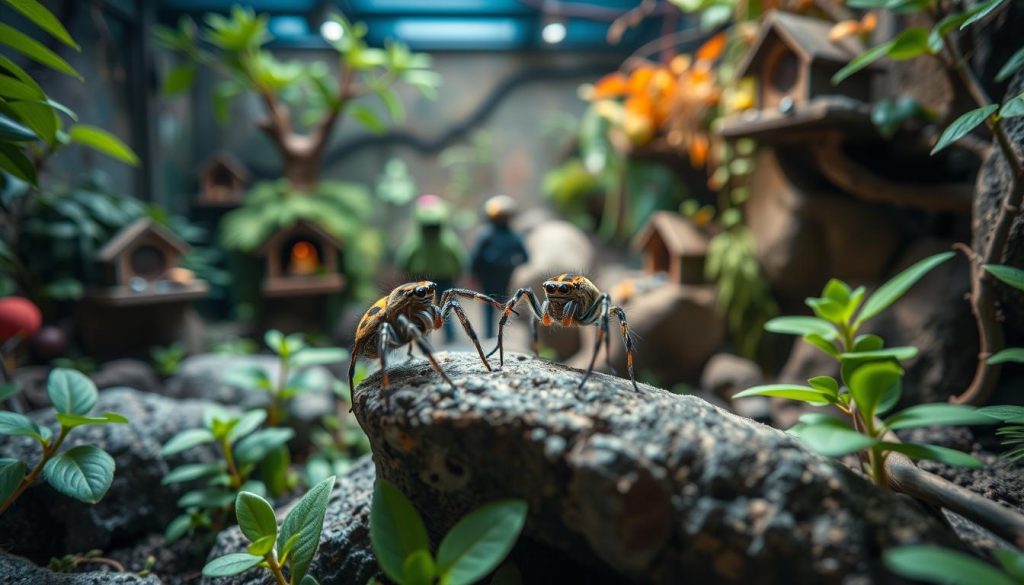 Breeding jumping spiders in captivity