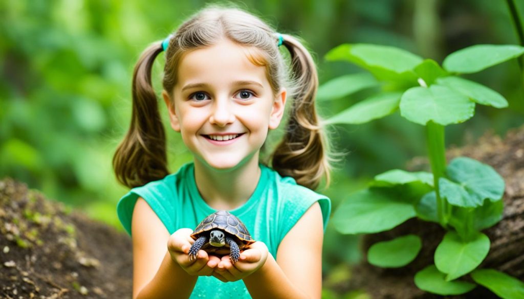 Proper handling of pet turtles