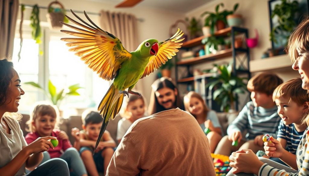 Senegal parrot socialization