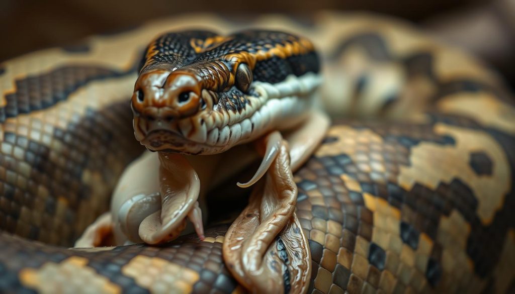 boa constrictor shedding