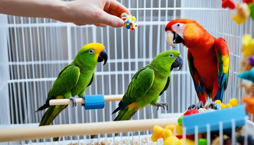 parrot bonding techniques