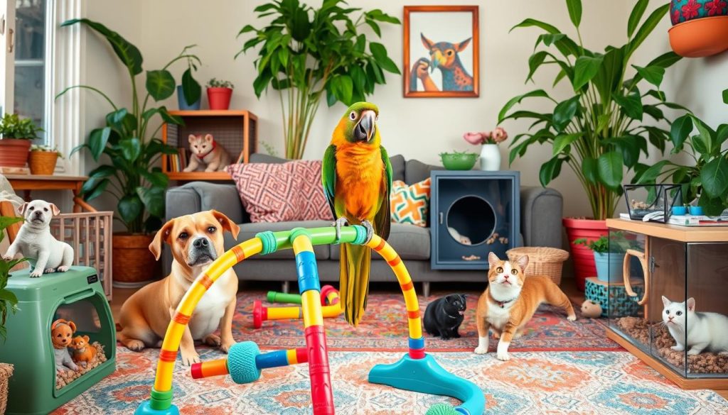 parrot multi-pet household